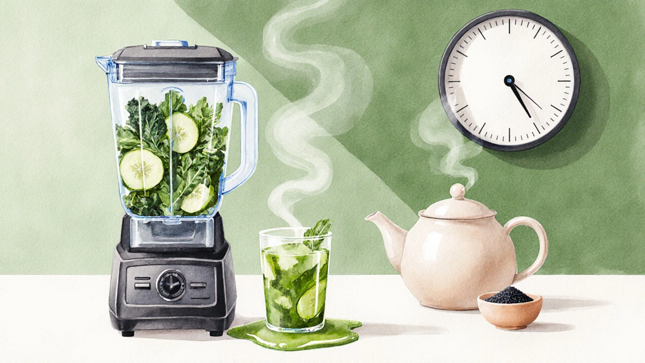 Comparison of popular one‑day detox approaches